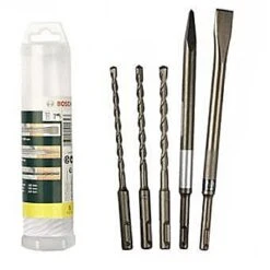 Bosch 2607019456 5 Piece SDS Chisel And Drill Bit Set
