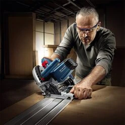 Bosch GKT55GCE Professional Plunge Saw With 2 1.4m X Rails & Connector -CMT Orange Tools shop 0050071 700