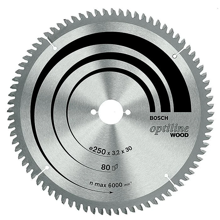 Bosch 216x3.0x30mm Optiline Saw Blade 60T 2608640433 4 Bosch 216x3.0x30mm Optiline Saw Blade 60T 2608640433 - Image 2