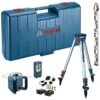 Bosch GRL 400 H SET 400m Horizontal Laser Level Kit Including LR1 Receiver & BT152 Tripod Staff -CMT Orange Tools shop 0092558 340