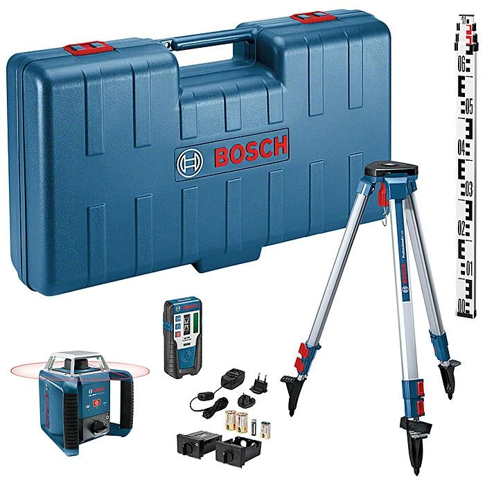 Bosch GRL 400 H SET 400m Horizontal Laser Level Kit Including LR1 Receiver & BT152 Tripod Staff 4 Bosch GRL 400 H SET 400m Horizontal Laser Level Kit Including LR1 Receiver & BT152 Tripod Staff - Image 2