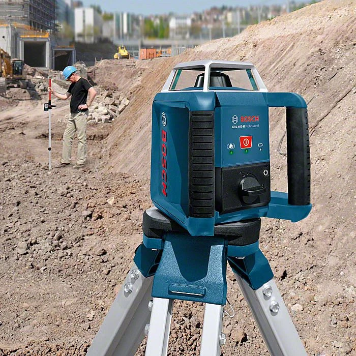 Bosch GRL 400 H SET 400m Horizontal Laser Level Kit Including LR1 Receiver & BT152 Tripod Staff 6 Bosch GRL 400 H SET 400m Horizontal Laser Level Kit Including LR1 Receiver & BT152 Tripod Staff - Image 4