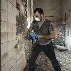 Bosch GBH 18V-21 18V Cordless SDS+ Rotary Hammer Drill 2 X 4.0Ah Batteries -CMT Orange Tools shop 0099044 700