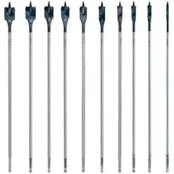 Bosch 400mm Long SelfCut Speed Flat Wood Spade Drill Bits