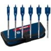Bosch 6 Piece SelfCut Speed Flat Wood Spade Drill Bits 152mm 2 608 900 333 1 Bosch 6 Piece SelfCut Speed Flat Wood Spade Drill Bits 152mm 2 608 900 333 -CMT Orange Tools shop 0102330 340