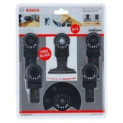 Bosch 6 Piece Starlock Multi-Tool Blade Cutter Set 2 608 664 677