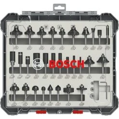 Bosch 2607017476 30-piece 1/4 Inch Router Cutter Set In Case