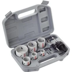 Bosch 9-Piece Electrician's Bi-Metal Holesaw Set (2-608-580-804)