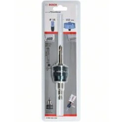 Bosch 2608594256 1/4" Hex PowerChange Arbor Adapter + Pilot Drill Bit For 16-152mm Sheet-Metal Hole Saws