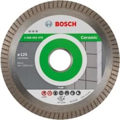 Bosch 2608602479 'Best For Ceramic' 125mm Diamond Cutting Disc For Angle Grinders