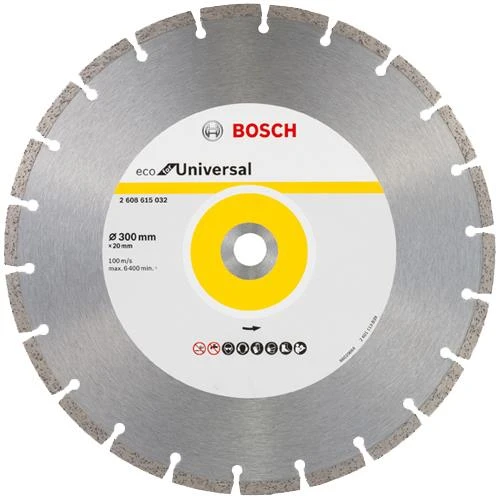Bosch 2608615032 Universal 300mm Diamond Saw Blade (20mm Bore) 3 Bosch 2608615032 Universal 300mm Diamond Saw Blade (20mm Bore)