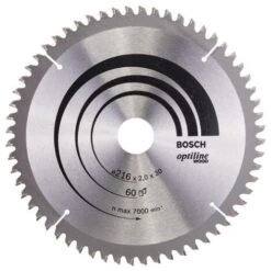 Bosch 216mm Optiline Wood Circular Saw Blade 60T 30mm Bore (2-608-640-433)