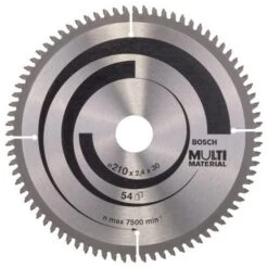 Bosch 210mm Multi Material Circular Saw Blade 30mm Bore 80T (2-608-640-445)