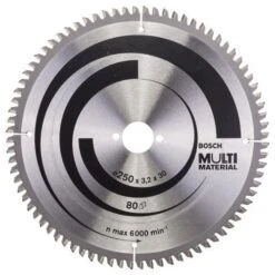 Bosch 250mm Multi Material Circular Saw Blade 30mm Bore 80T (2-608-640-516)