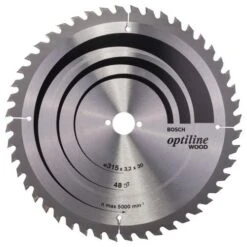 Bosch Optiline Wood 315mm TCT Circular Saw Blade 30mm Bore 48T 2608640673