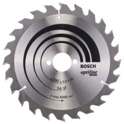 Bosch Optiline Wood TCT Saw Blade 190x24x30mm Bore 2608641185