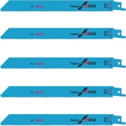 Bosch S 1025 VF 200mm 'Heavy For Metal' Reciprocating Saw Blades (5 Pack) 2608656265