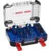 Bosch 2608900490 10-piece Expert Construction Material Hole Saw Set In Carry Case -CMT Orange Tools shop 2 608 900 4901