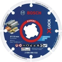 Bosch 2608900532 X-LOCK 115mm Diamond Metal Disc