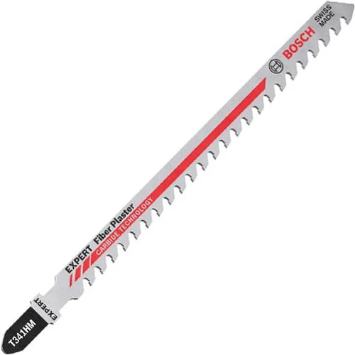 Bosch T 341 HM Expert Fiber Plaster Jigsaw Blades (3 Pack) 2608900564 3 Bosch T 341 HM Expert Fiber Plaster Jigsaw Blades (3 Pack) 2608900564