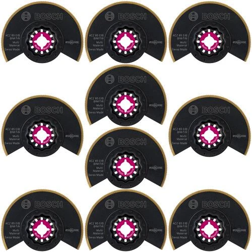 Bosch ACZ 85 EIB Starlock 85mm Segment Multi-tool Blades For Multi-material (10 Pack) 3 Bosch ACZ 85 EIB Starlock 85mm Segment Multi-tool Blades For Multi-material (10 Pack)