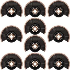 Bosch ACZ 85 RT3 Starlock 85mm Carbide-RIFF Segment Multi-tool Blades For Grout & Abrasives (10 Pack)