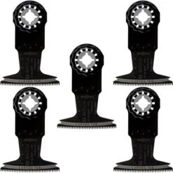 Bosch AII 65 BSPC Starlock 65mm Plunge-cut Multi-tool Blades For Hardwood (5 Pack)