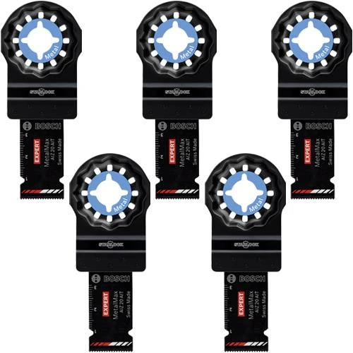 Bosch AIZ 20 AIT Expert Starlock 40mm X 20mm Carbide Plunge-cut MetalMax Multi-cutter Blades (5 Pack) 3 Bosch AIZ 20 AIT Expert Starlock 40mm X 20mm Carbide Plunge-cut MetalMax Multi-cutter Blades (5 Pack)