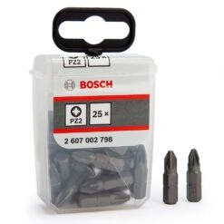BOSCH Extra Hard Screwdriver Bit PZ2 25pk