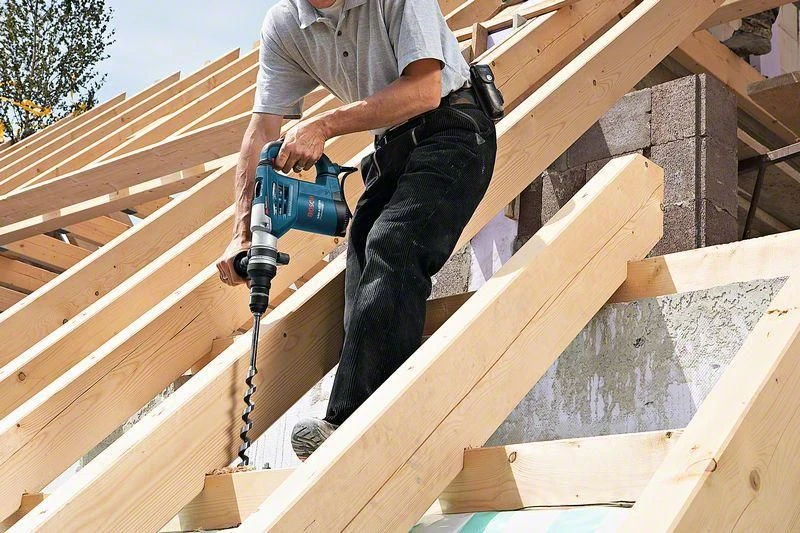 BOSCH GBH 4-32 DFR Professional Rotary Hammer Drill With SDS-plus 240V With Carry Case & 25pce Accessory Set - Image 3