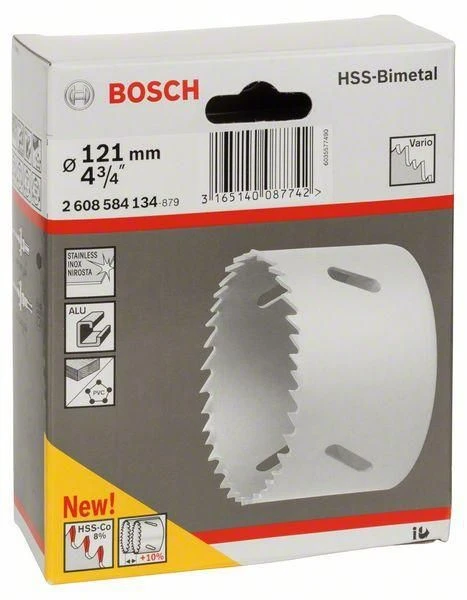 BOSCH HSS Bi-Metal Holesaw For Standard Adapters 121mm 4 BOSCH HSS Bi-Metal Holesaw For Standard Adapters 121mm - Image 2