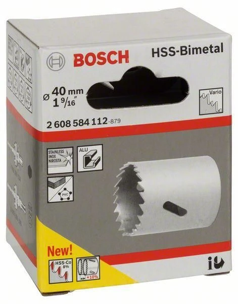 BOSCH HSS Bi-Metal Holesaw For Standard Adapters 40mm 4 BOSCH HSS Bi-Metal Holesaw For Standard Adapters 40mm - Image 2