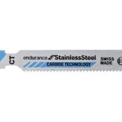 BOSCH Jigsaw Blades T118EHM Endurance For Stainless Steel 83mm 3pk