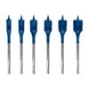 BOSCH Self Cut Speed Spade Wood Drill Bit 6pce Set -CMT Orange Tools shop BOSCH Self Cut Speed Spade Wood Drill Bit 6pce Set 1