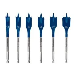 BOSCH Self Cut Speed Spade Wood Drill Bit 6pce Set