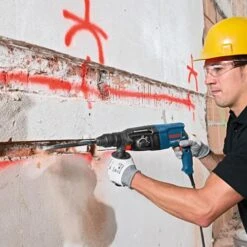 Bosch GBH 2-26 F 830W SDS-Plus Hammer Drill With 13mm Keyless Chuck & L-Case (110v) 06112A4060 -CMT Orange Tools shop GBH2 26F A3