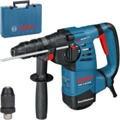 Bosch GBH 3-28 DFR 800W SDS-Plus Hammer Drill With 13mm Keyless Chuck & Case (240v) 061124A070