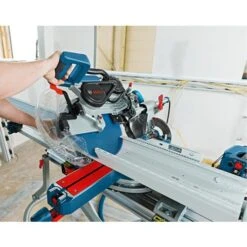 Bosch GCM 12 SDE 1450W 305mm Sliding Compound Mitre Saw With Blade (110v) 0601B23160 -CMT Orange Tools shop GCM12SDE A4