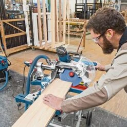 Bosch GCM 350-254 1450W 254mm/10 Inch Sliding Compound Mitre Saw With Blade (110v) 0601B22660 -CMT Orange Tools shop GCM350 254 A3