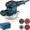 Bosch GEX 125-150 AVE 400W 125-150mm Random Orbital Sander With Accessories & L-Boxx (240v) 060137B170 2 Bosch GEX 125-150 AVE 400W 125-150mm Random Orbital Sander With Accessories & L-Boxx (240v) 060137B170 -CMT Orange Tools shop GEX125 150AVE B1