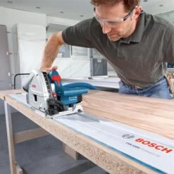 Bosch GKT 55 GCE 1400W 165mm Plunge Saw With Blade & L-Boxx (110v) 0601675061 -CMT Orange Tools shop GKT55GCE A3