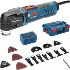 Bosch GOP 30-28 300W StarlockPlus Multi-tool Kit With Accessories & L-Boxx (240v) 0601237070