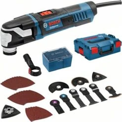 Bosch GOP 55-36 550W StarlockMax Multi-tool Kit With Accessories & L-Boxx (240v) 0601231171