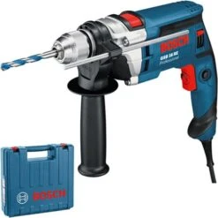 Bosch GSB 16 RE 750W High-speed Impact Drill With Keyless Chuck & Case (240v) 060114E570