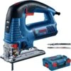 Bosch GST 160 BCE 800W Top-Handle Jigsaw With 3x Blades & L-Boxx (110v) 0601518060 -CMT Orange Tools shop GST160BCE A1