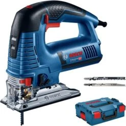 Bosch GST 160 BCE 800W Top-Handle Jigsaw With 3x Blades & L-Boxx (110v) 0601518060