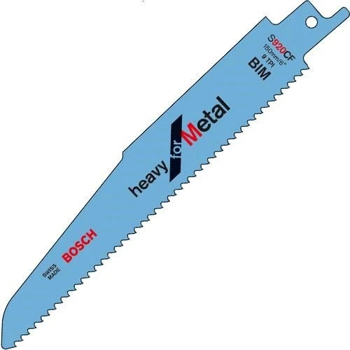 Bosch S920CF Heavy Reciprocating Saw Blades For Metal (5 Pack) 2608654820 3 Bosch S920CF Heavy Reciprocating Saw Blades For Metal (5 Pack) 2608654820
