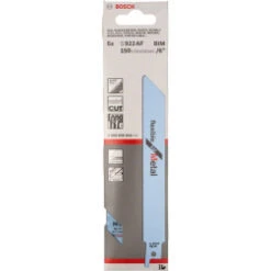 Bosch S922AF Sabre Saw Blade Flexible For Metal (Pack Of 5) P/No. 2 608 656 013