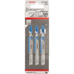 Bosch T121BF Jigsaw Blades For Metal (Pack Of 5) 2 608 636 702