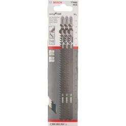 Bosch T744D Jigsaw Blade For Wood 5-135mm (Pack Of 3) P/No. 2 608 663 314